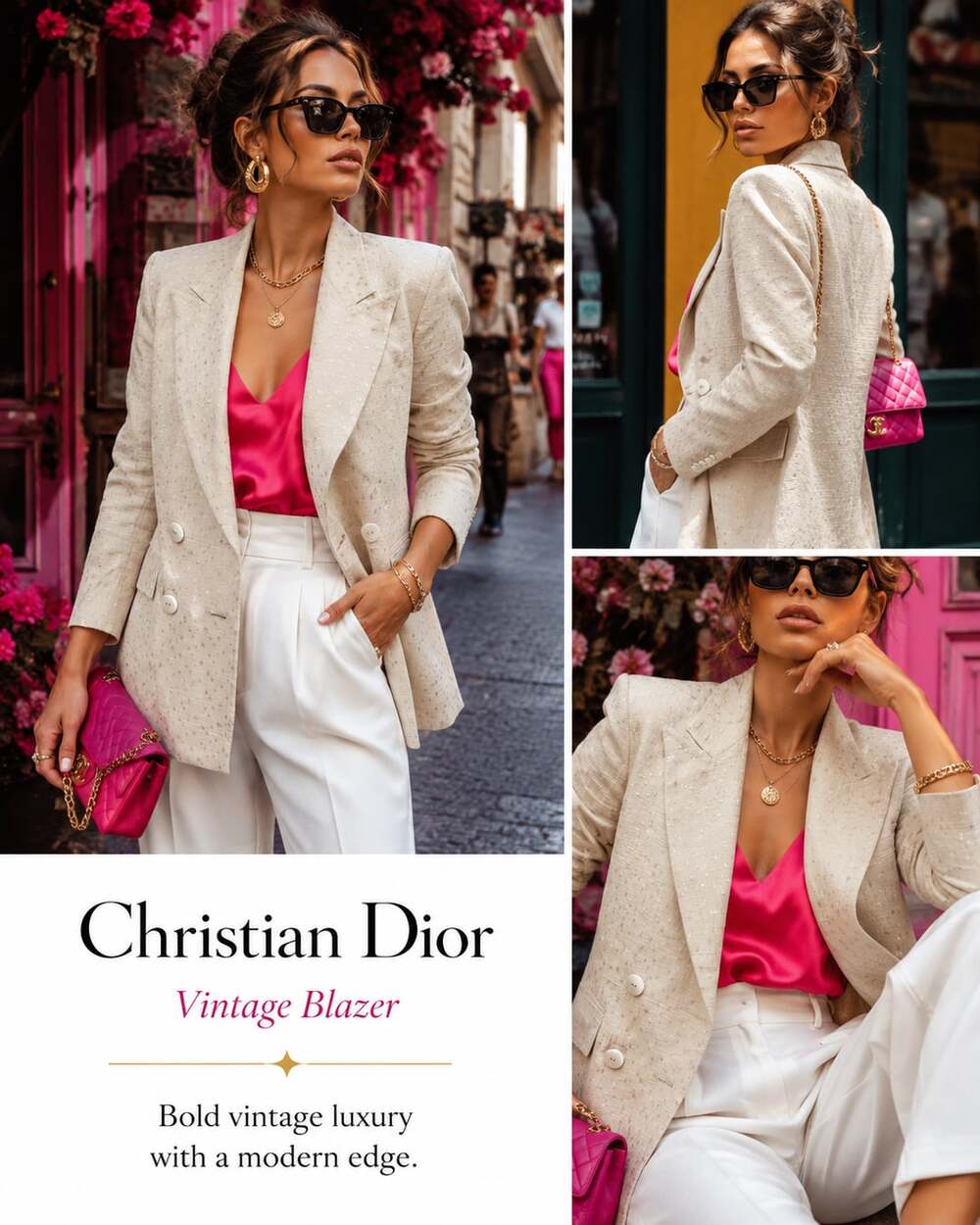 Christian Dior Size 6 Womans Vintage Blazer